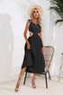 'Veda' Cutout Ruched Maxi Dress - Celes Fashion